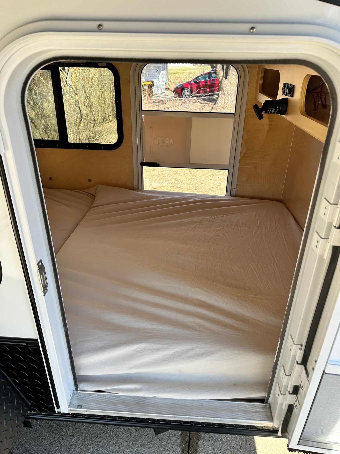 open screen door