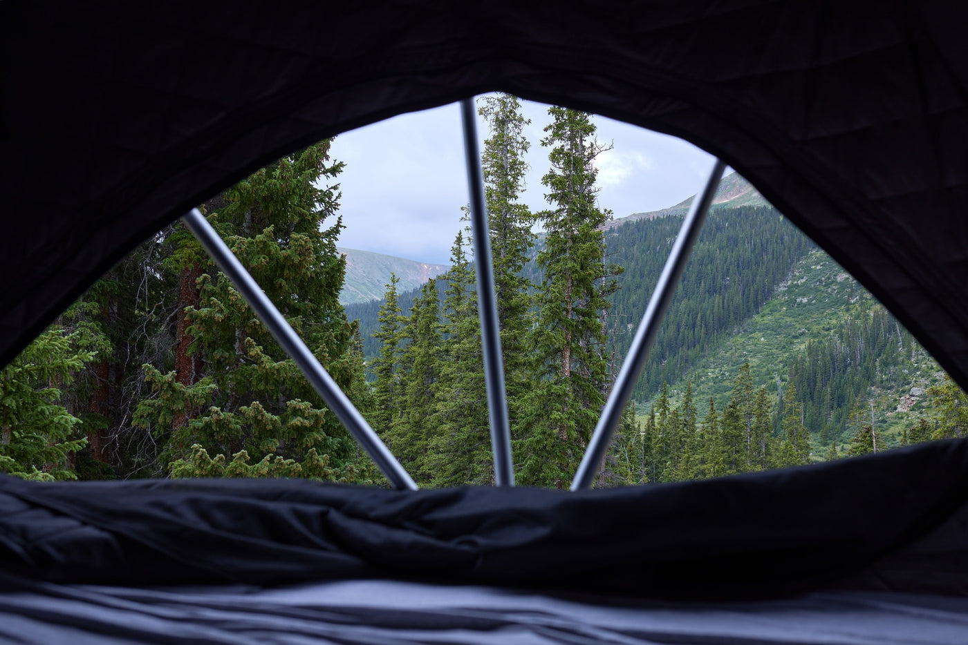 Overland camping setup with rooftop tent & ground tent — photo 7