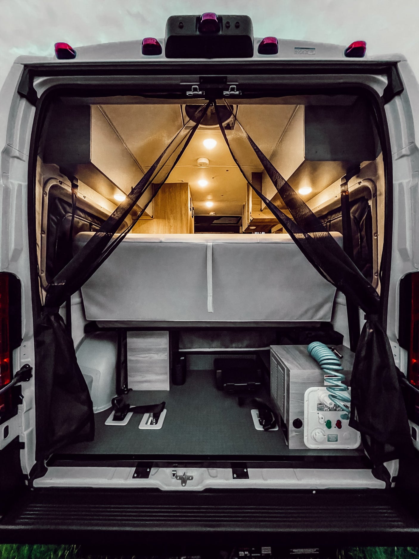 two passenger seats