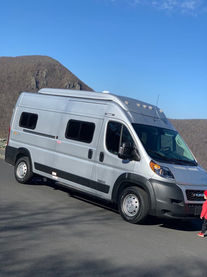 ideal for adventure.|Silver Winnebago Solis camper van