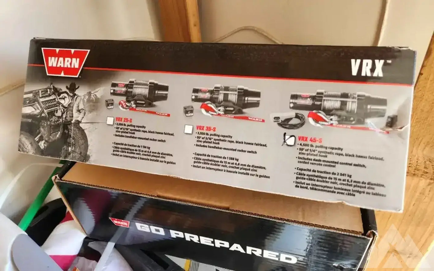 Warn 4500 winch — new gear for sale (photo 2)