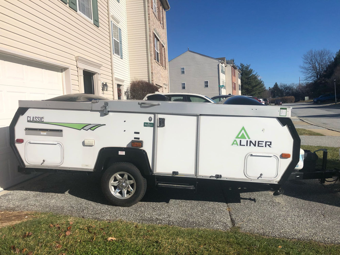 ideal for an RV rental. Person nearby