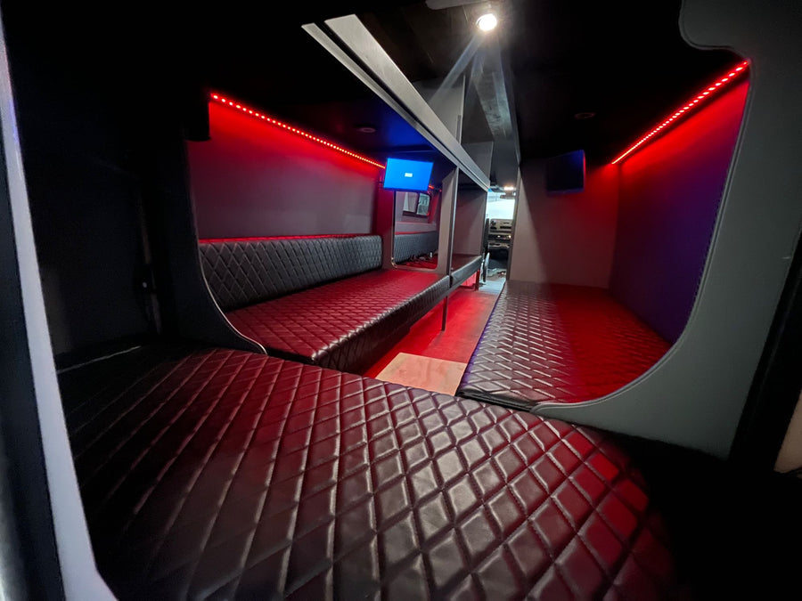 Inside this premium rv rental: A dark