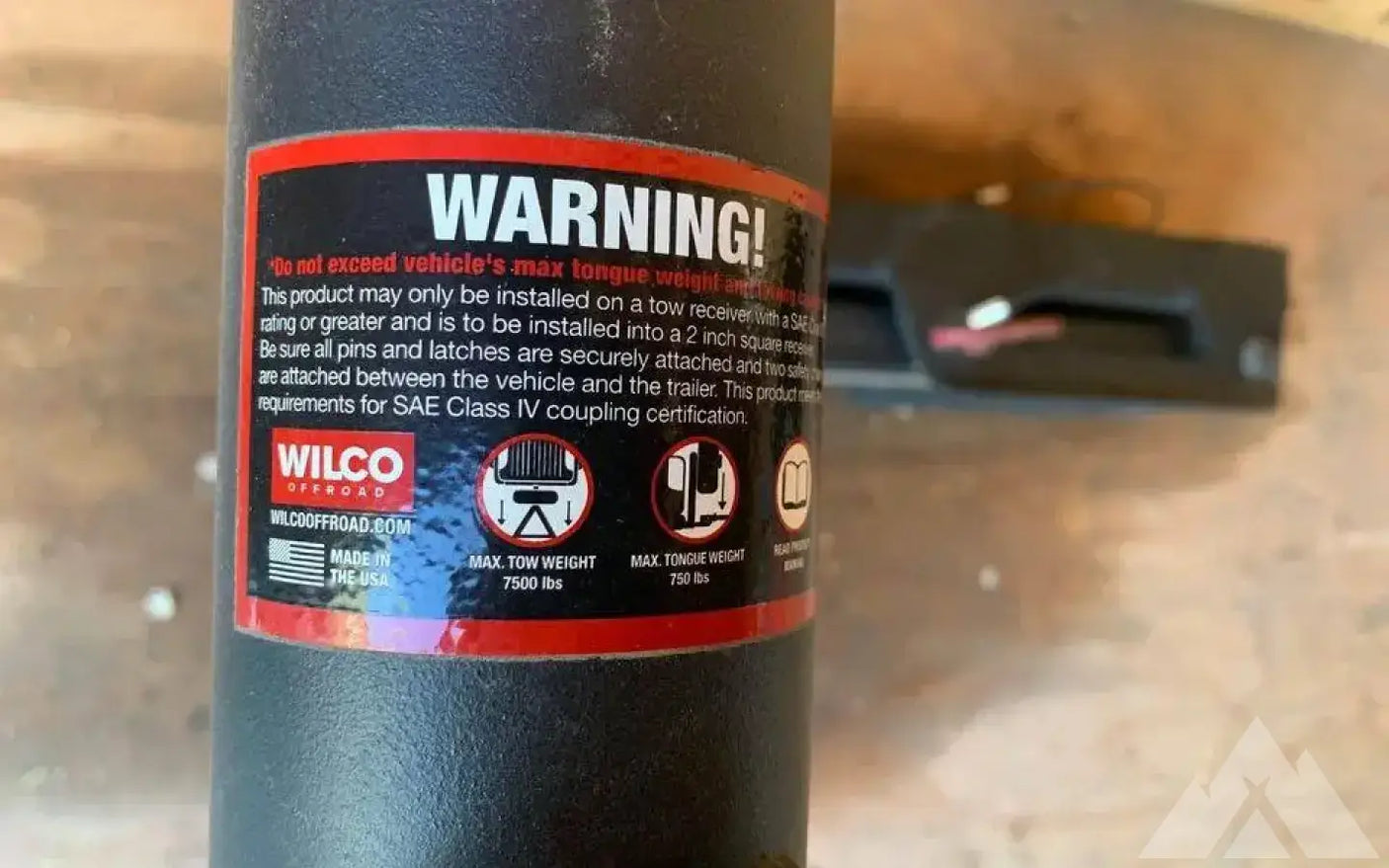 Wilco Offroad Hitchgate Solo Spare Tire Carrier — used tire carriers & swing outs for sale (photo 3)