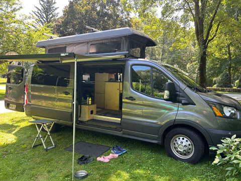 Custom 2022 AWD Ford Transit w/Pop Top (Portland, ME) overland rental