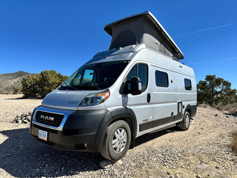 Fully Stocked Van: Generator, Solar, Heater, Kitchen, Bath, Sleeps 4 overland rental