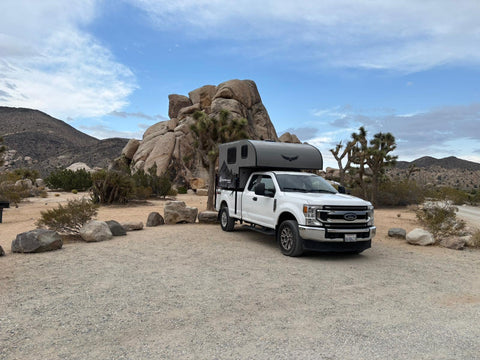 F250 4x4 with Soaring Eagle camper. sleep up to 3 overland rental