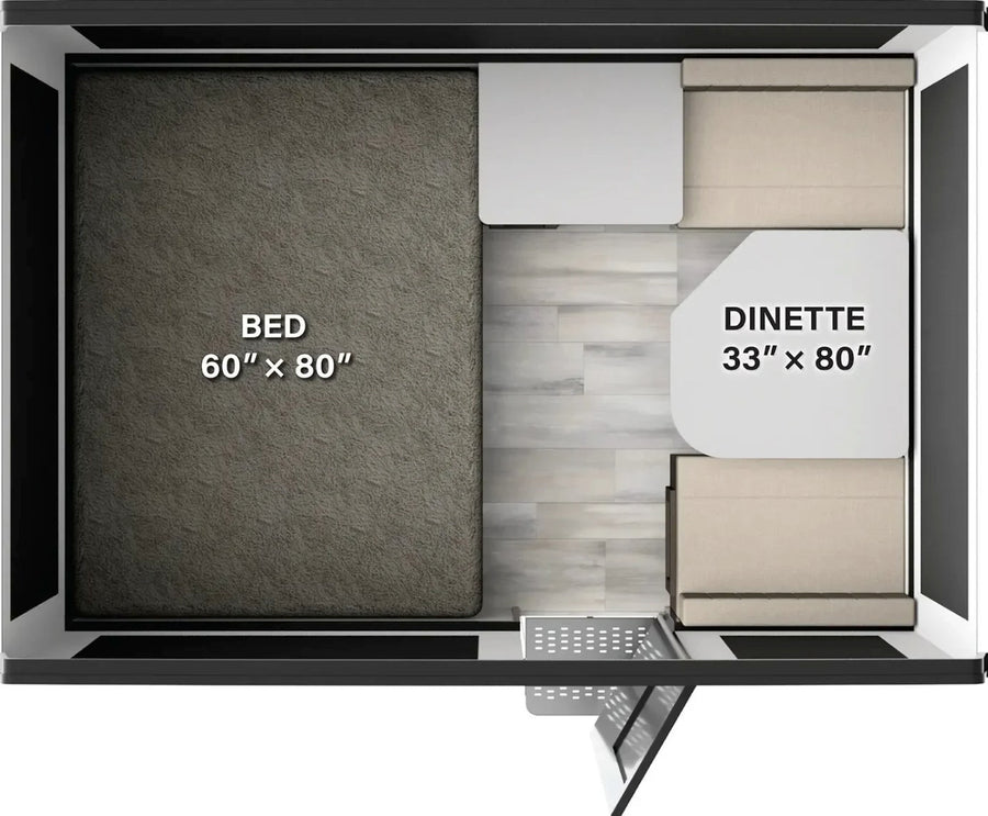 featuring a plastic-covered bed