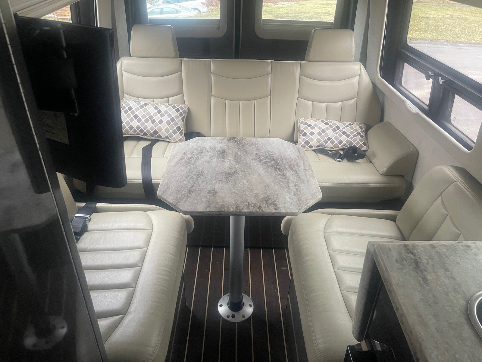 cream seats