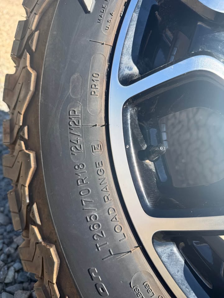 18" OEM Ford F-150 Wheels & BFGoodrich KO2 Tires (LT265/70R18) - Set of 4 in Meridian, ID (photo 3)