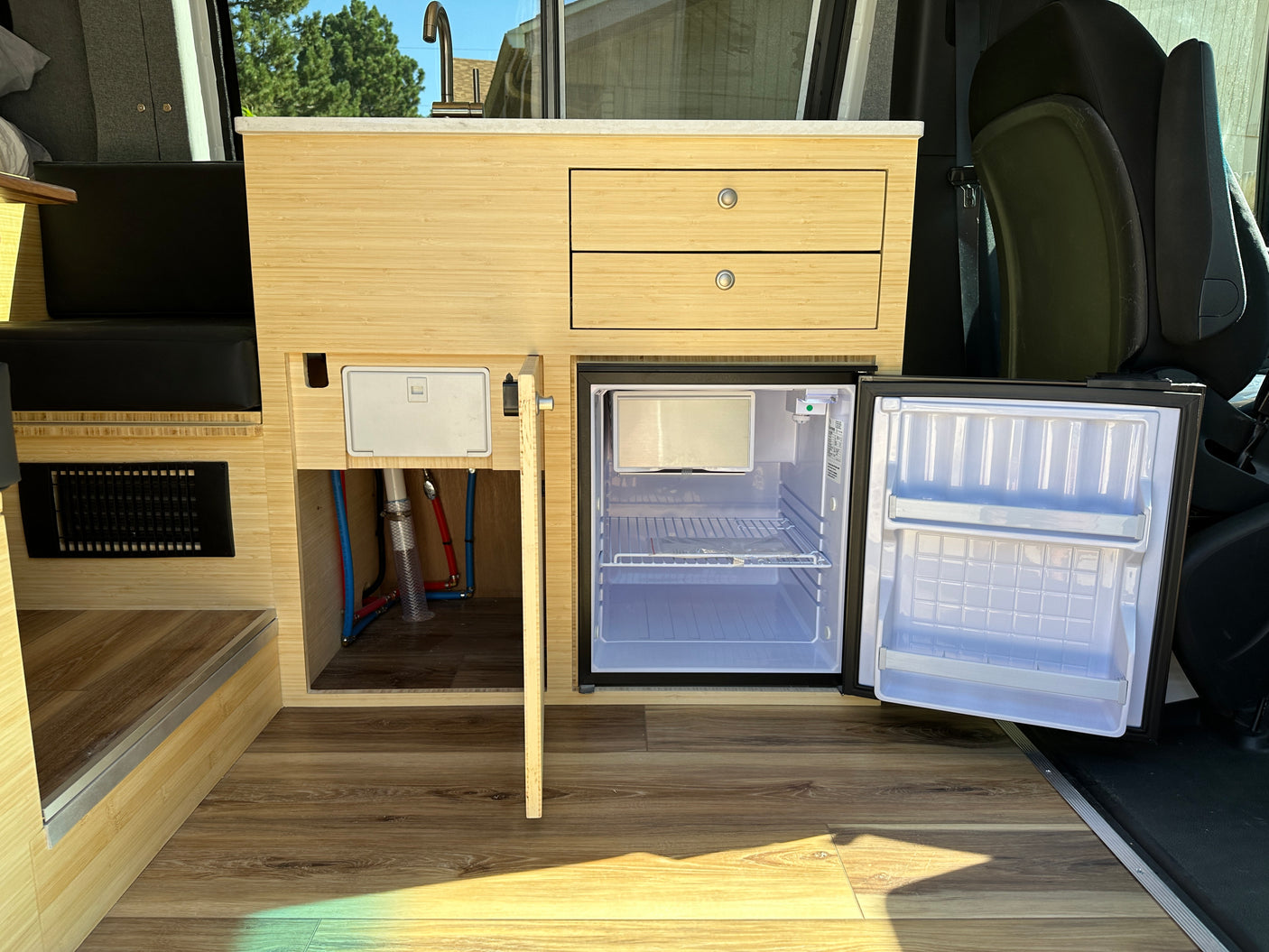bamboo table