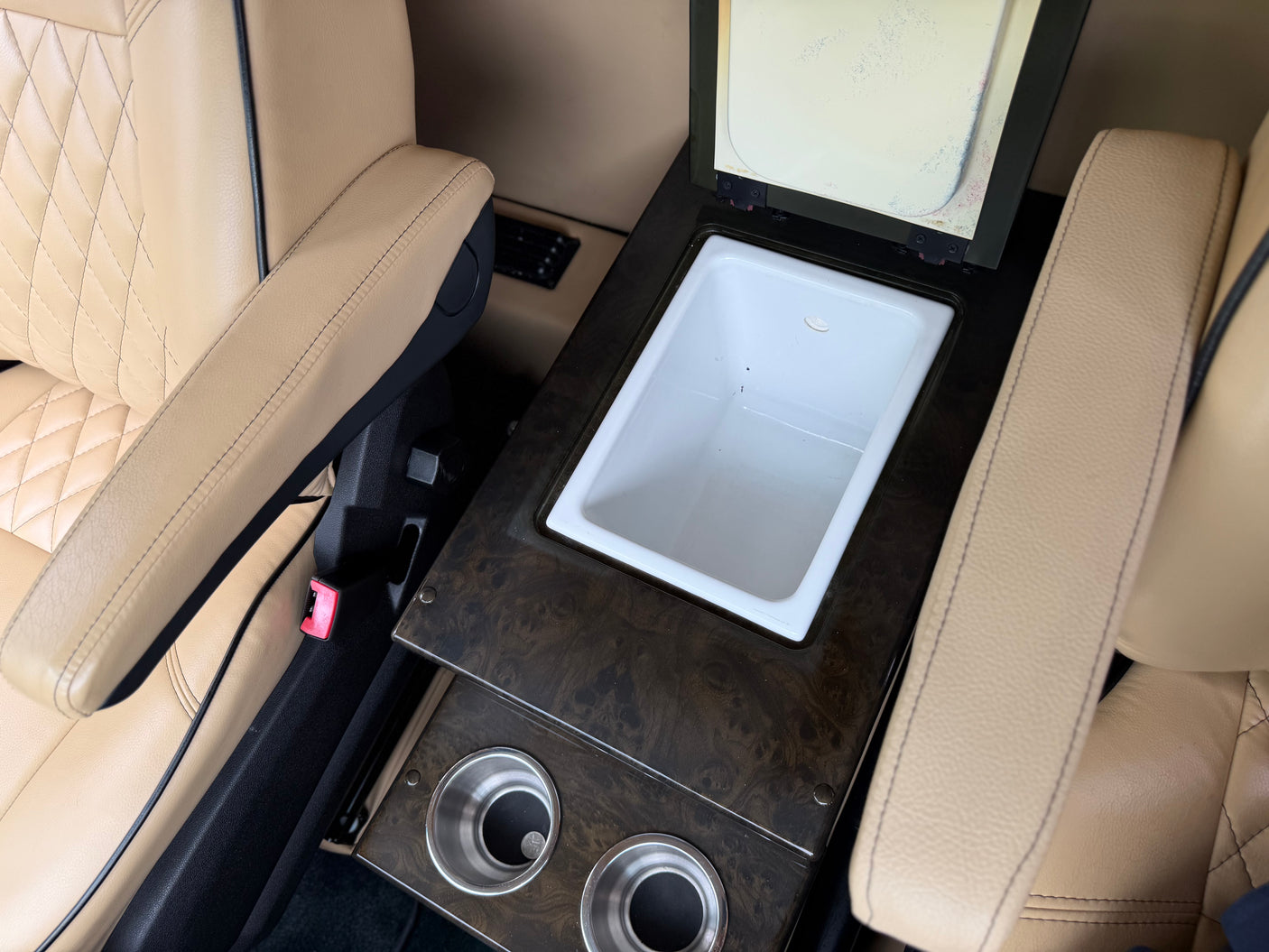 Luxury Mercedes Coach | Massage Chairs & Bathroom