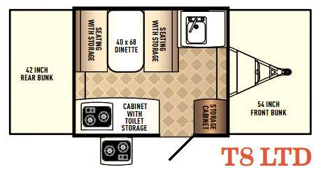 showing bunks