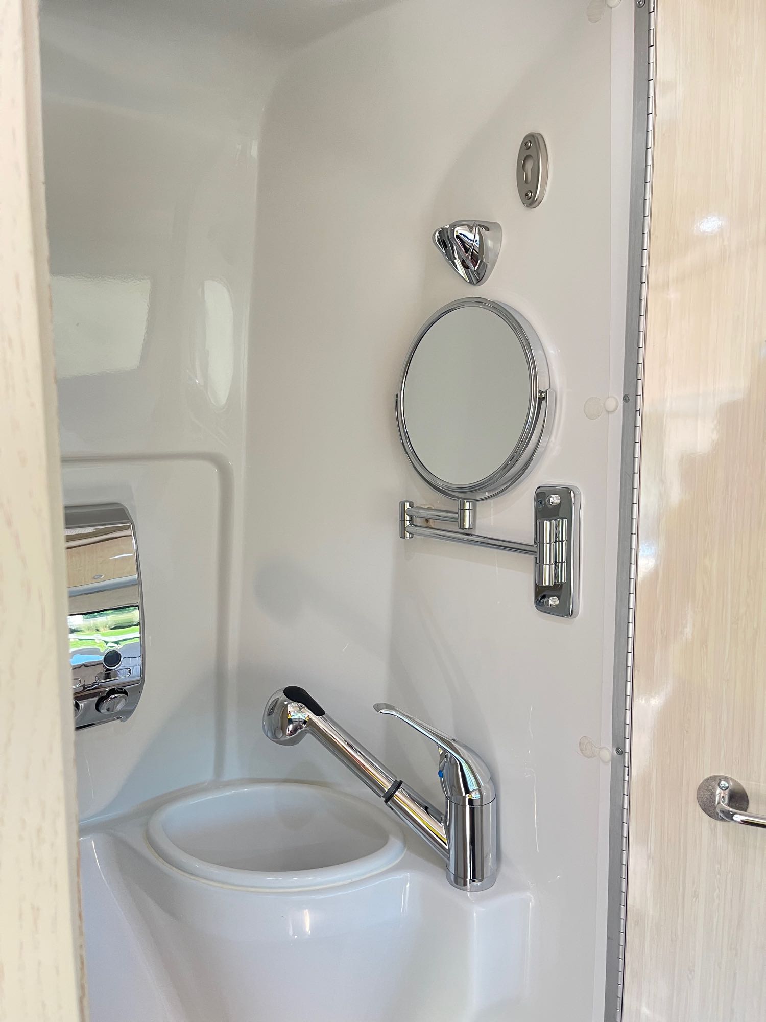 and comfortable seating.|Inside this RV rental