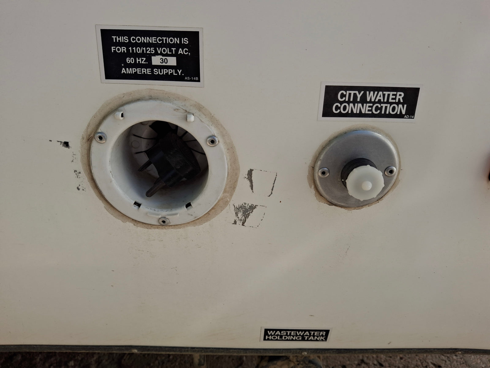 and built-in heating/AC.|Inside a charming RV rental