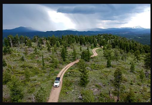 ideal for organized camping or glamping.|Scenic view from an RV rental bed