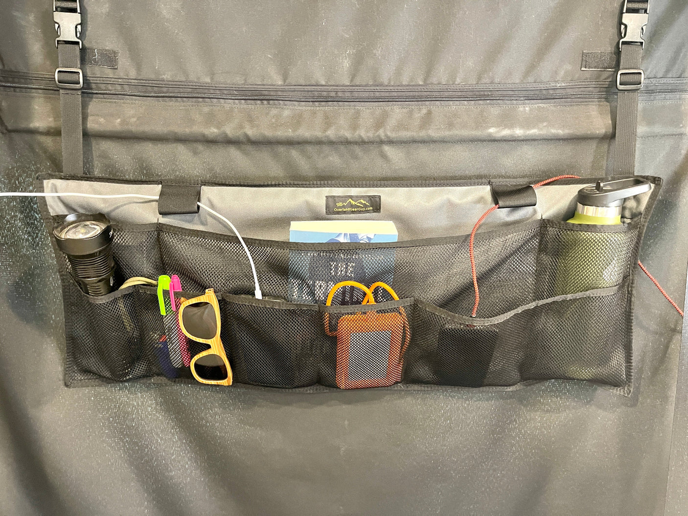 Rear Storage Organizer for StoryTeller, Jayco, Entegra & Revel Vans — Overland Gear Guy