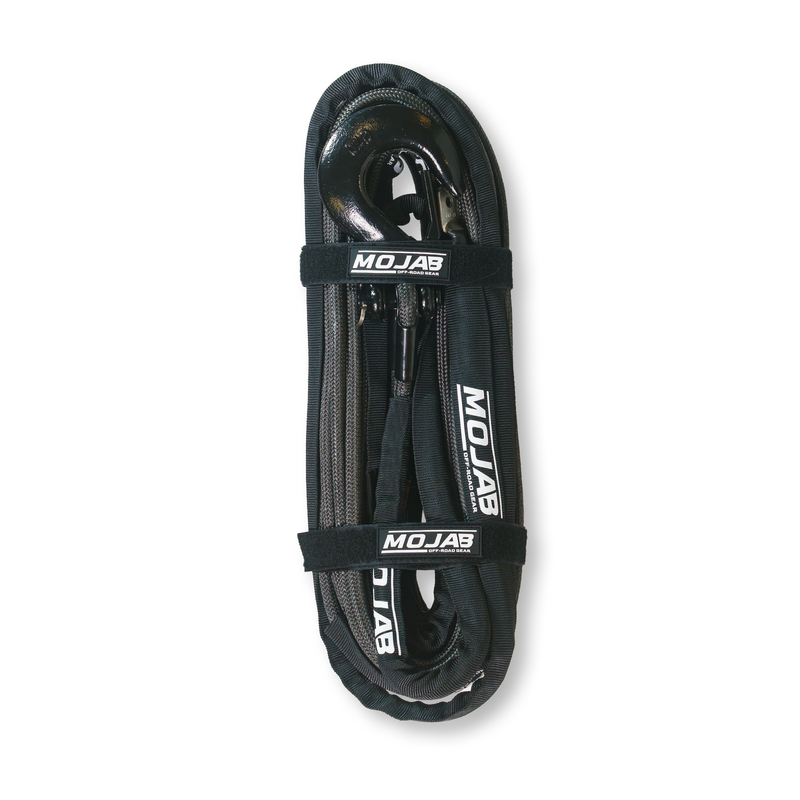 3/8'' x 85' Double Braided Winch Rope with Removeable forged winch hook — photo 3