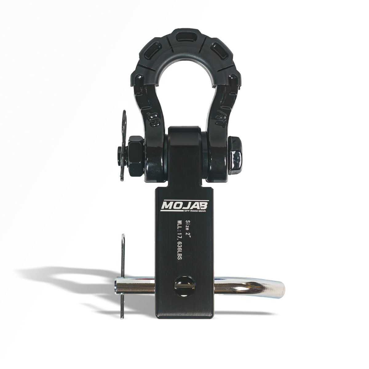 2'' Aluminum Hitch Receiver with Steel D-Shackle (LIFETIME WARRANTY) — photo 3