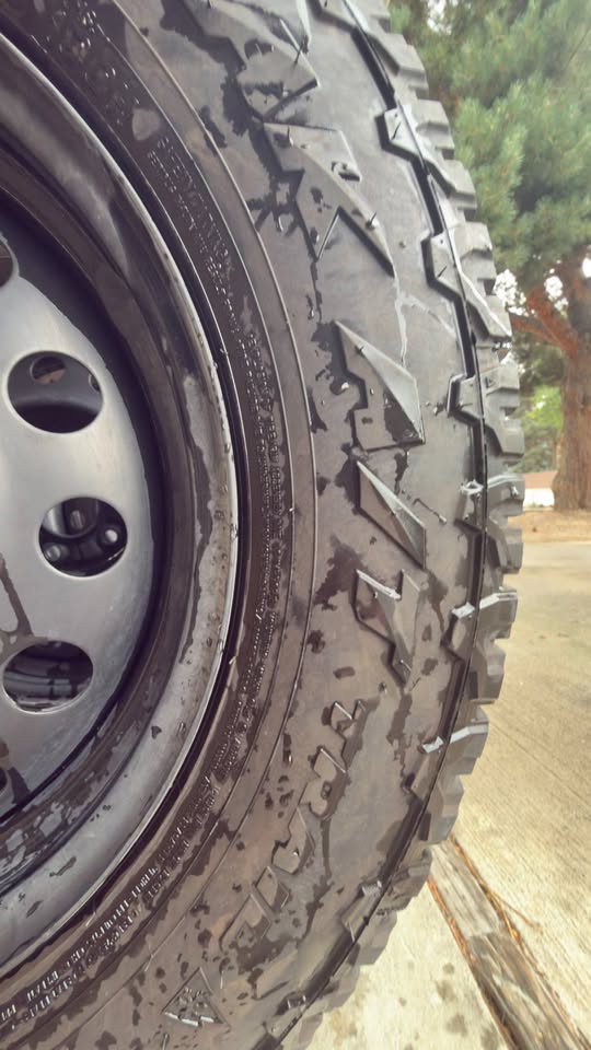 $550 OBO. Falken Wildpeak A/T Trail Tires + Steel Wheels Set of 4, 215/70R16 — photo 2