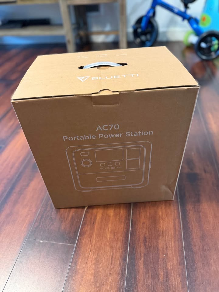 Brand New BLUETTI AC70 Portable Power Station in Newcastle, WA (photo 2) — photo 2