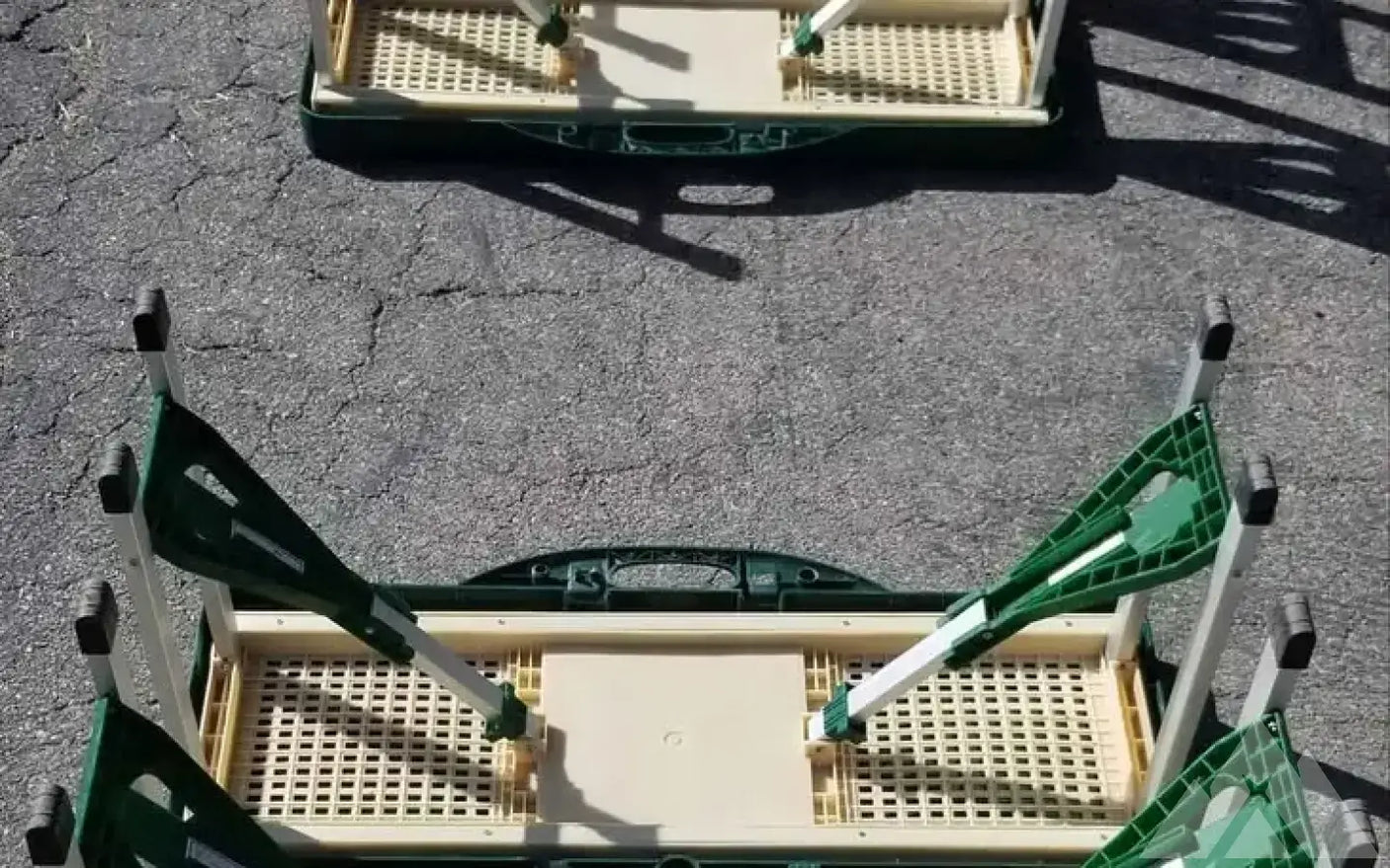 1 LEFT Vintage Camping Folding Picnic Tables — used camp furniture for sale (photo 6)