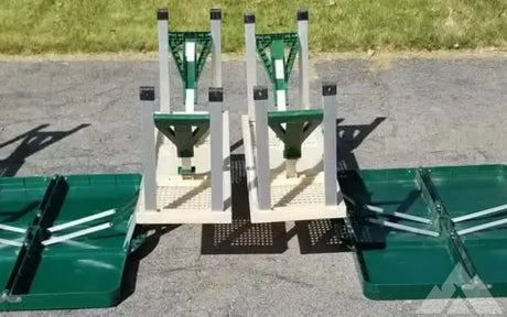 1 LEFT Vintage Camping Folding Picnic Tables — used camp furniture for sale (photo 5)
