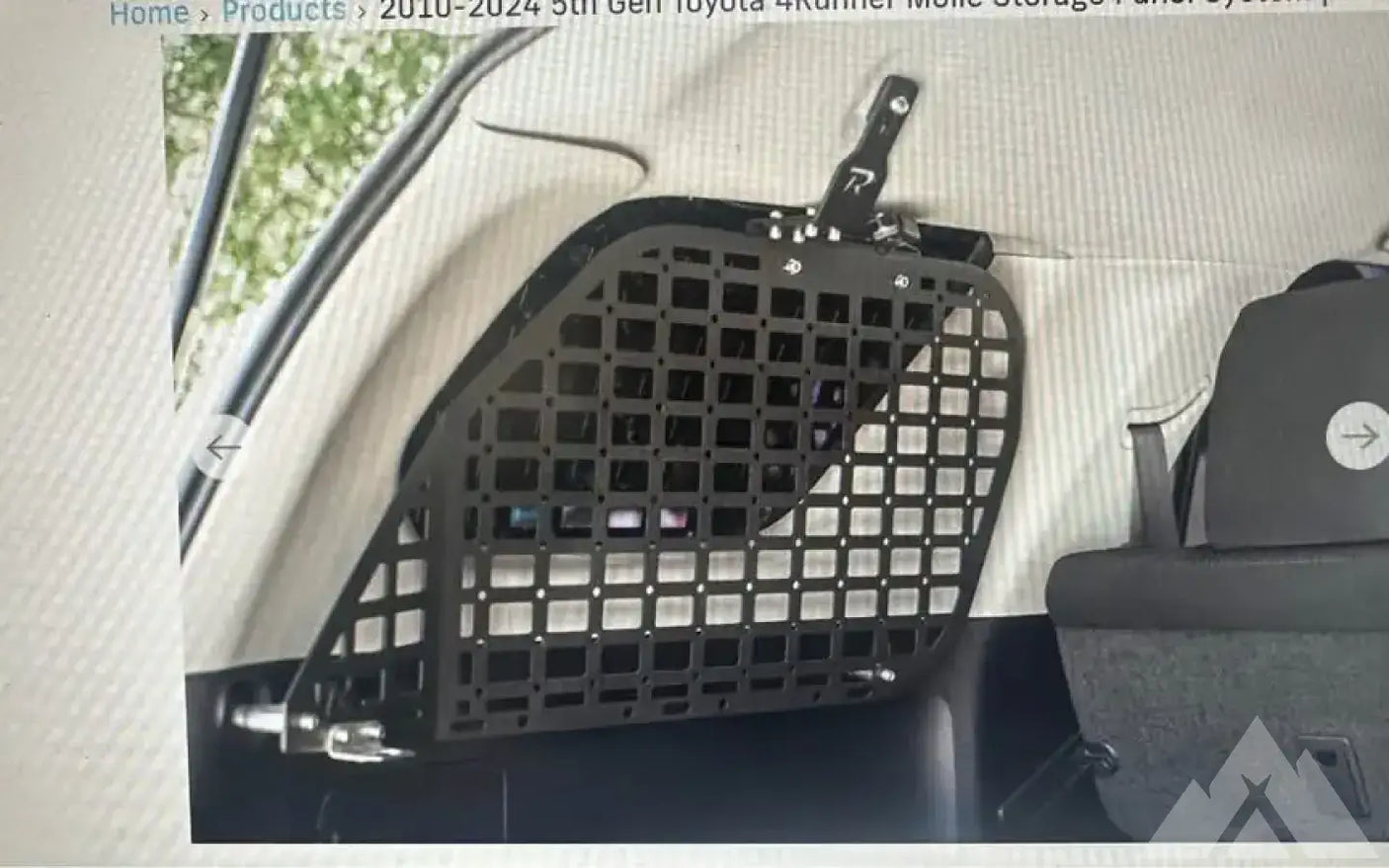 10-24 5th gen 4Runner Molle panels — used molle panels for sale (photo 2)