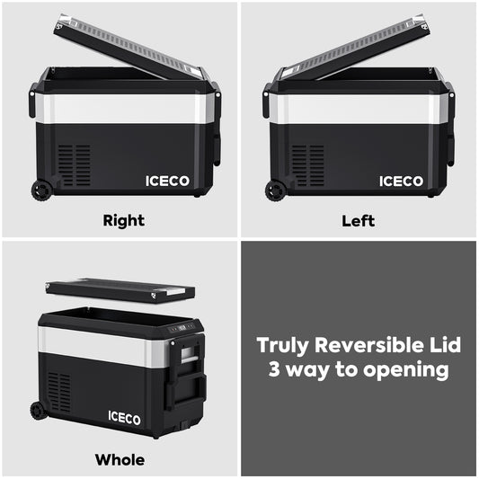 JP40 Pro Dual Zone Wheeled Portable Freezer | ICECO | 40 LT — photo 6