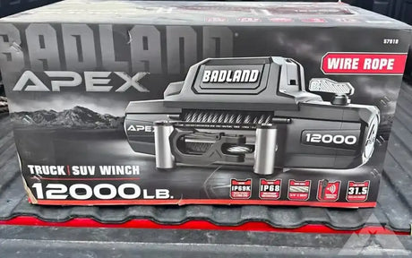 12000 lb WINCH BADLAND — new gear for sale