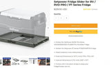 12v Camping Fridge Slide — used fridge slides for sale (photo 3)