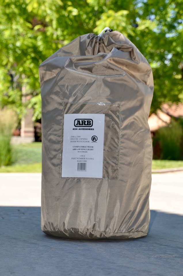2014 Schutt Industries XVenture XV-2 overland trailer — ARB awning and annex room packed in its storage bag — photo 13
