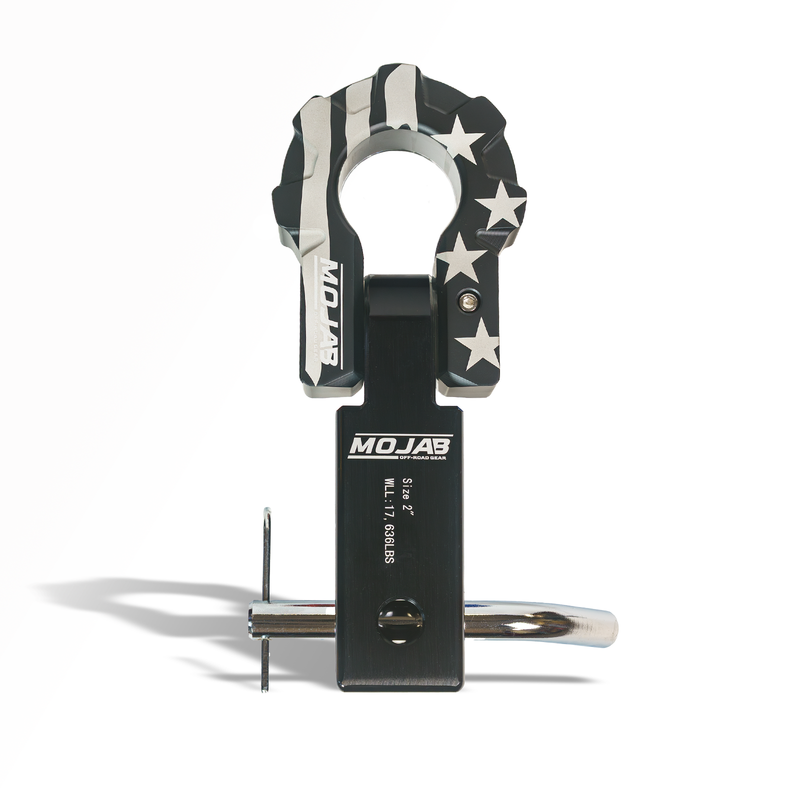 2'' Aluminum Hitch Receiver with Aluminum D-Shackle 9T-Ceramic coated (Lifetime Warranty) — photo 8