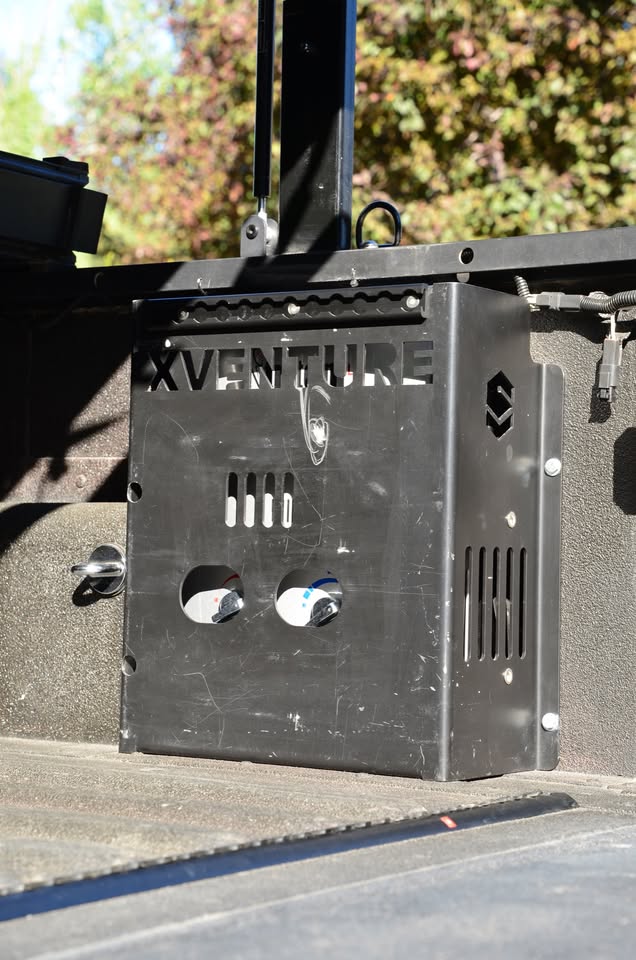 2014 Schutt Industries XVenture XV-2 overland trailer — Line-X coated bed storage compartment — photo 18
