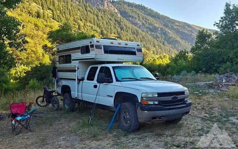 1983 vintage truck camper (7 foot) — used for sale in Woods Cross, UT — photo 1