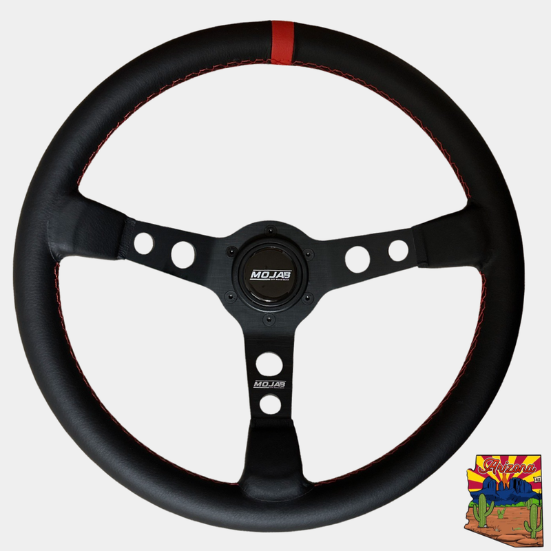 13.5''  MOJAB Deep Dish Steering Wheel Leather or Suede — photo 7