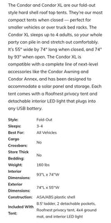 Roofnest Condor XL Rooftop Tent in Escondido, CA (photo 8)