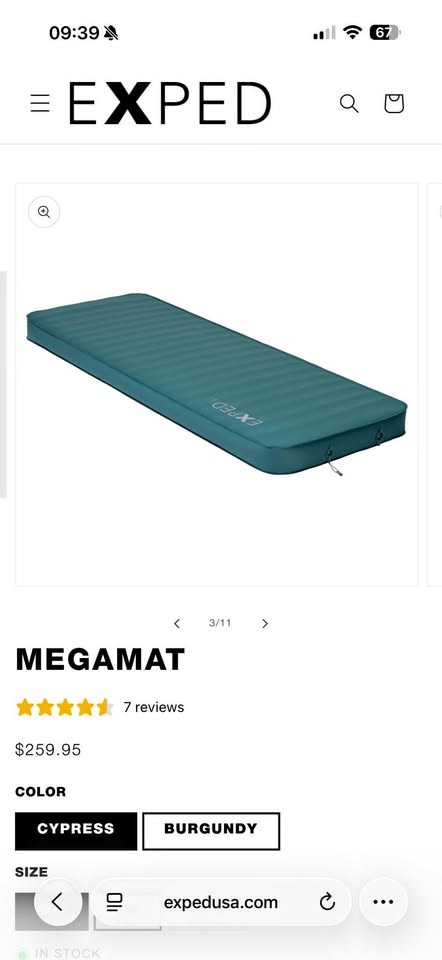 Brand New Exped foam sleeping mat in Reno, NV (photo 1) — photo 1