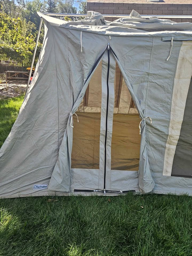 Vintage Springbar Canvas Tent 10x14 - AAA Tent & Awning Salt Lake - Excellent Condition in Salt Lake City, UT (photo 1)
