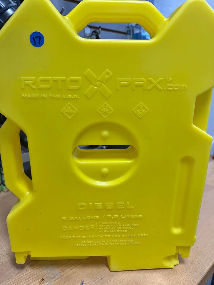 Brand new RotoPax diesel gas can with mounting bracket in Flagstaff, AZ (photo 1)