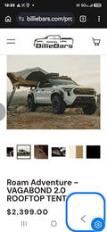 Roam Adventure Vagabond 2.0 Rooftop Tent