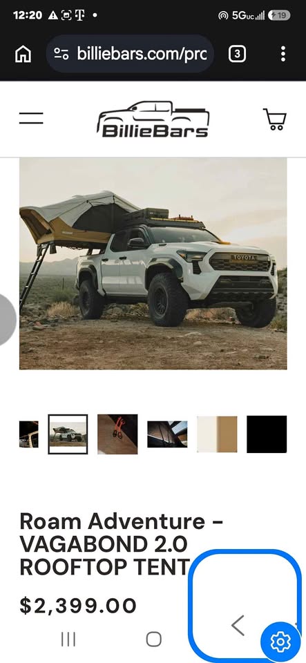 Roam Adventure Vagabond 2.0 Rooftop Tent in Colorado Springs, CO (photo 1) — photo 1
