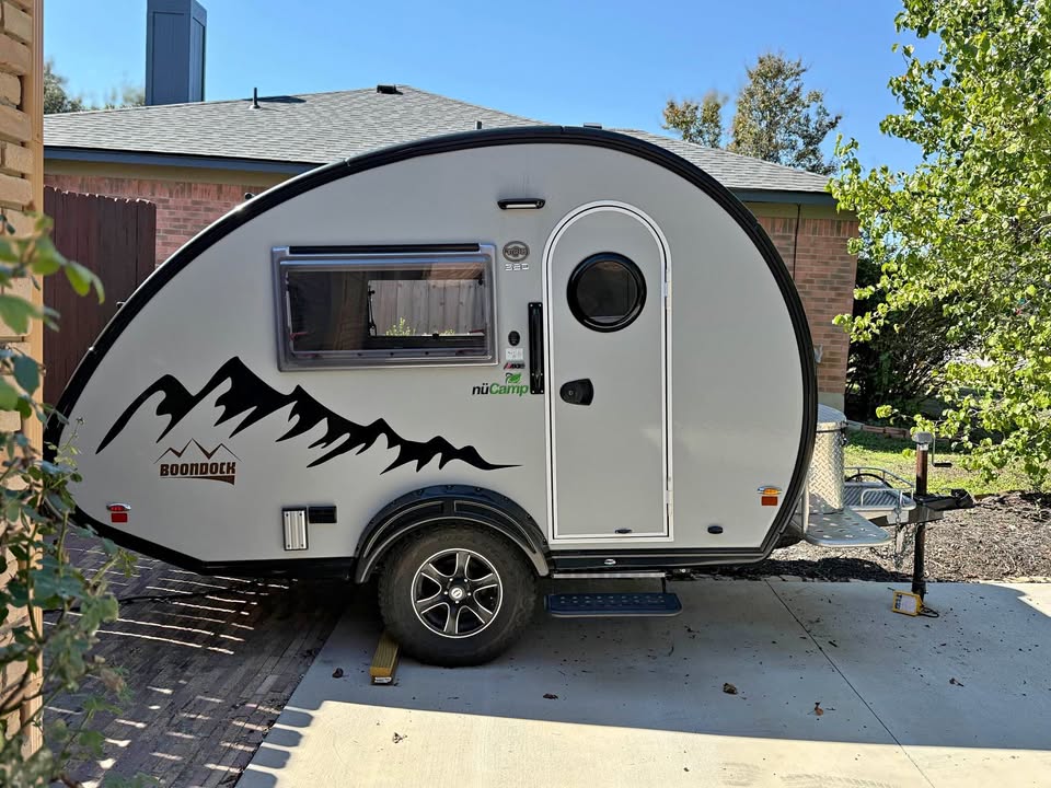 2023 nuCamp T@B 320 S Boondock travel trailer. Purchased new and lightly used in Cedar Park, TX (photo 1) — photo 1