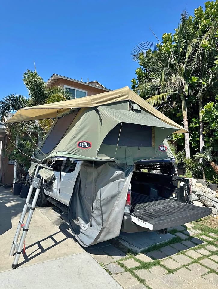 Thule Tepui Rooftop Tent and bed rack in Downey, CA (photo 1)