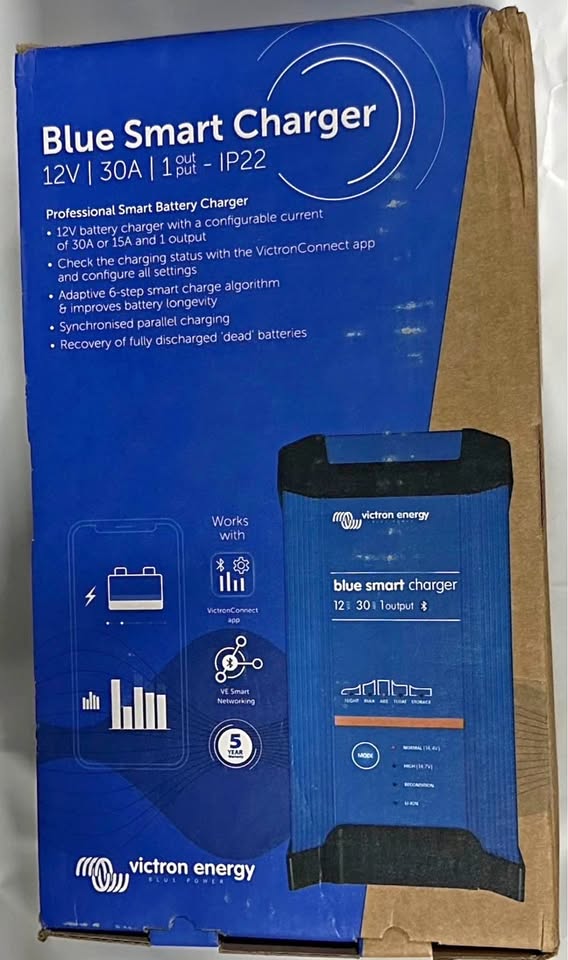 Victron Energy Blue Smart IP22 Smart Car Battery Charger 12V 30A in Lemon Grove, CA (photo 1) — photo 1