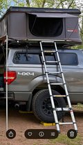 Roofnest Sparrow XL Hard Shell Rooftop Tent – Black – Overlanding / Camping