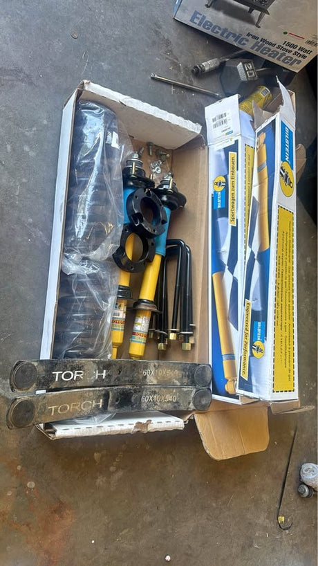 Toyota Tacoma shocks and lift kit in Modesto, CA (photo 1)