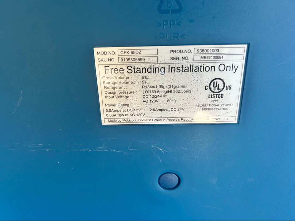 Dometic CFX 65DZ refrigerator freezer in Rio Rancho, NM (photo 2) — photo 2