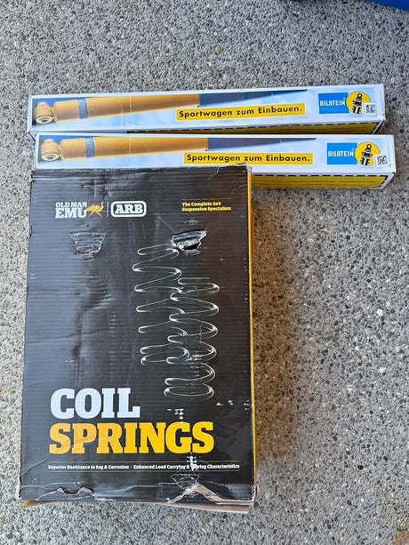 Bilstein B8 5100 Toyota Tacoma And ARB Old Man Emu Rear Coil Springs 3319 for Toyota Tacoma (2024+) in Lynnwood, WA (photo 1)