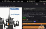 2 PCS BAOFENG BF-888S UHF 400-480MHz — new gear for sale (photo 2)